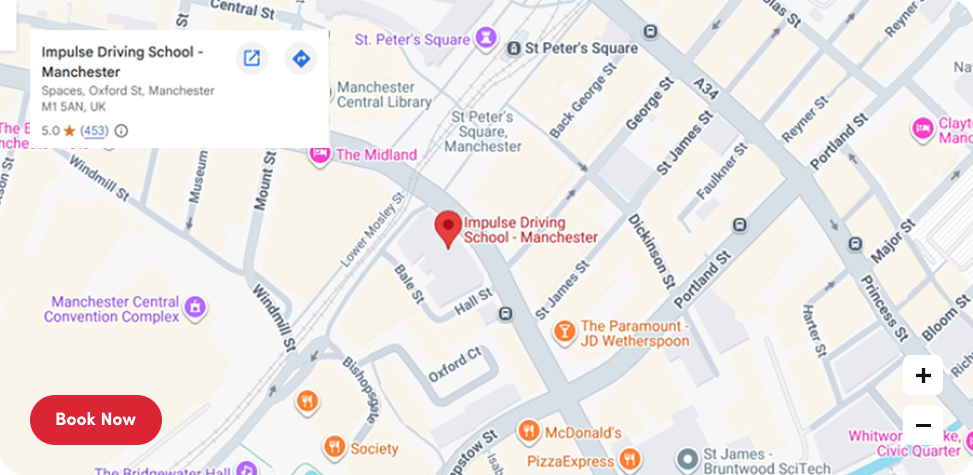 Impulse Driving School Manchester Location